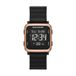 Skechers horloge voor dames, digitaal uurwerk met siliconen band