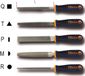Beta Driehoekige Vijl 150mm met Composiet Handvat - 1719BMA6/T