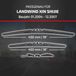 HEYNER® Essuie-glace pour LANDWIND XIN SHIJIE 01.2004 - 12.2007, Essuie-glace plat hybride, Aérodynamique & Flexible, Revêtement nanographique