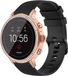 Strap-it Fossil Strap-it Fossil Gen 5e - 42mm siliconen bandje - zwart