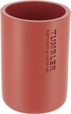 Tendance Tandenborstelbeker 102 serie - terracotta - Polyresin - 7 x 7 x 9.5 cm