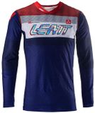 Leatt Moto 5.5 UltraWeld V24 Royal Rood Donkerblauw Motocross Jersey - Blauw/Rood/Wit - Maat XL
