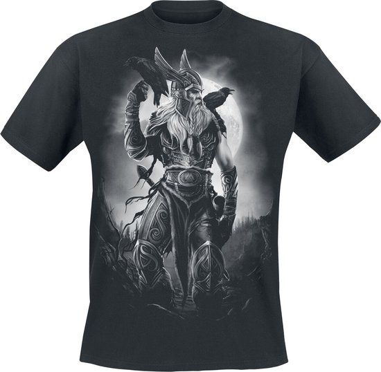 Toxic Angel Odin Heren T-shirt - Zwart - 4XL