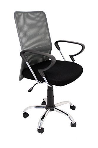 La Silla Española De Spaanse stoel Salamanca bureaustoel 51,50 x 113 x 63,50 cm grijs