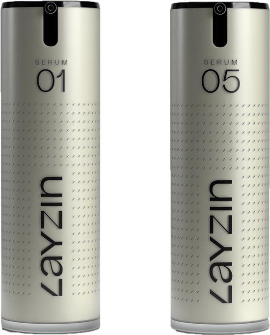 LAYZIN Vitality DUO – Serum voor Gevoelige Huid – Intens Hydraterend & Kalmerend – Hyaluronzuur, Niacinamide & Panthenol – Vermindert Roodheid, Irritatie & Droogte – Parfumvrij