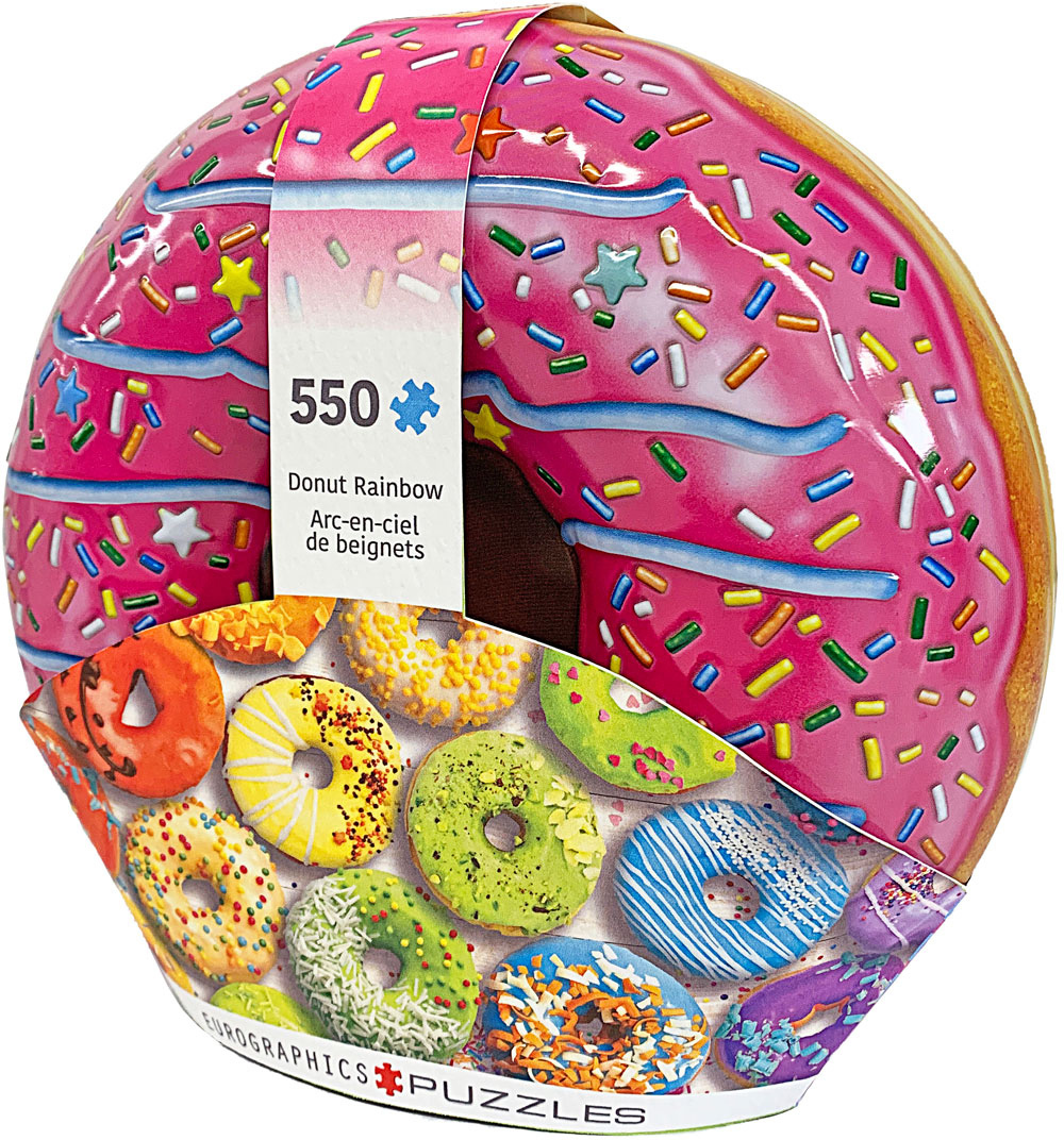 Eurographics Donut Rainbow Tin Puzzel (550 stukjes)