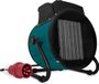 VONROC Elektrische kachel - ventilatorkachel - 5000W - 400V - Keramisch - Thermostaat - Groen