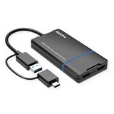 Value USB Display Adapter, USB Type A+C - 2x HDMI