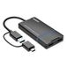 Value USB Display Adapter, USB Type A+C - 2x HDMI