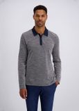 Pierre Cardin Langarm-polo in Modern Fit