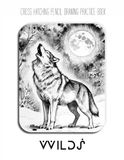 Cross Hatching Pencil Drawing Practice Book - Wilds: Mastering Animal Textures, Predatory Forms, and the Art of Dynamic Motion