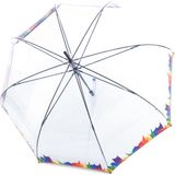 Knirps C.760 Stick Transparent paraplu - Pride
