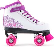 SFR Vision II Quad Skates Wit - Paars - Roze Maat 39.5