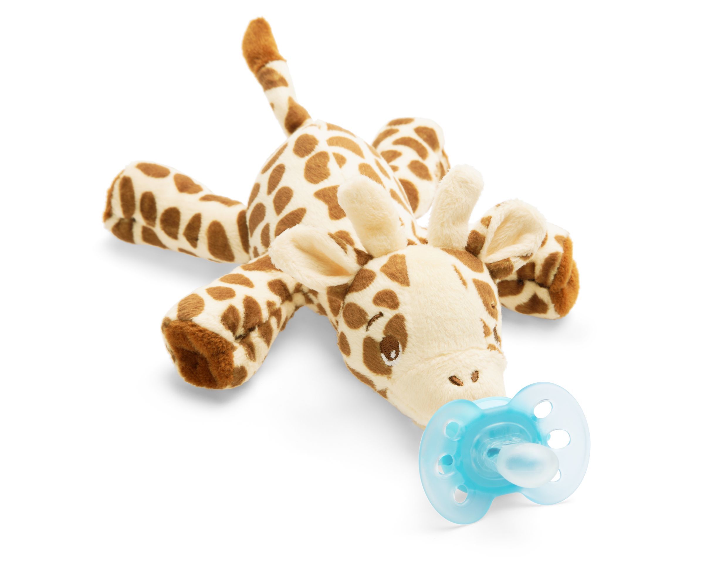 Philips Avent Knuffel Fopspeen - 0-6 Maanden - Blauw - Girafje
