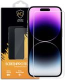 MobyDefend Screenprotector - Geschikt voor iPhone 14 Pro - Case-Friendly Screensaver - Gehard Glas