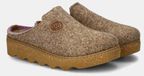 Rohde - 6120 - Pantoufles femme - Couleur : Taupe - Taille : 37