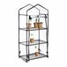 Relaxdays Kweekkas Buiten - 3 Etages - 126 x 59 x 37 cm - Foliekas - Staal