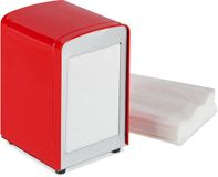 Merkloos 10 x servettenhouder retro - American Diner servet houder - servetten dispenser