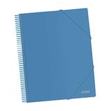 Geore DOHE - Presentatiemap met 40 hoezen PP (80 mic) A4 spiraalbinding - blauw