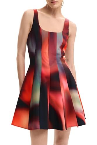 Desigual Jurk met lange mouwen uit de damescollectie, zwart, XL