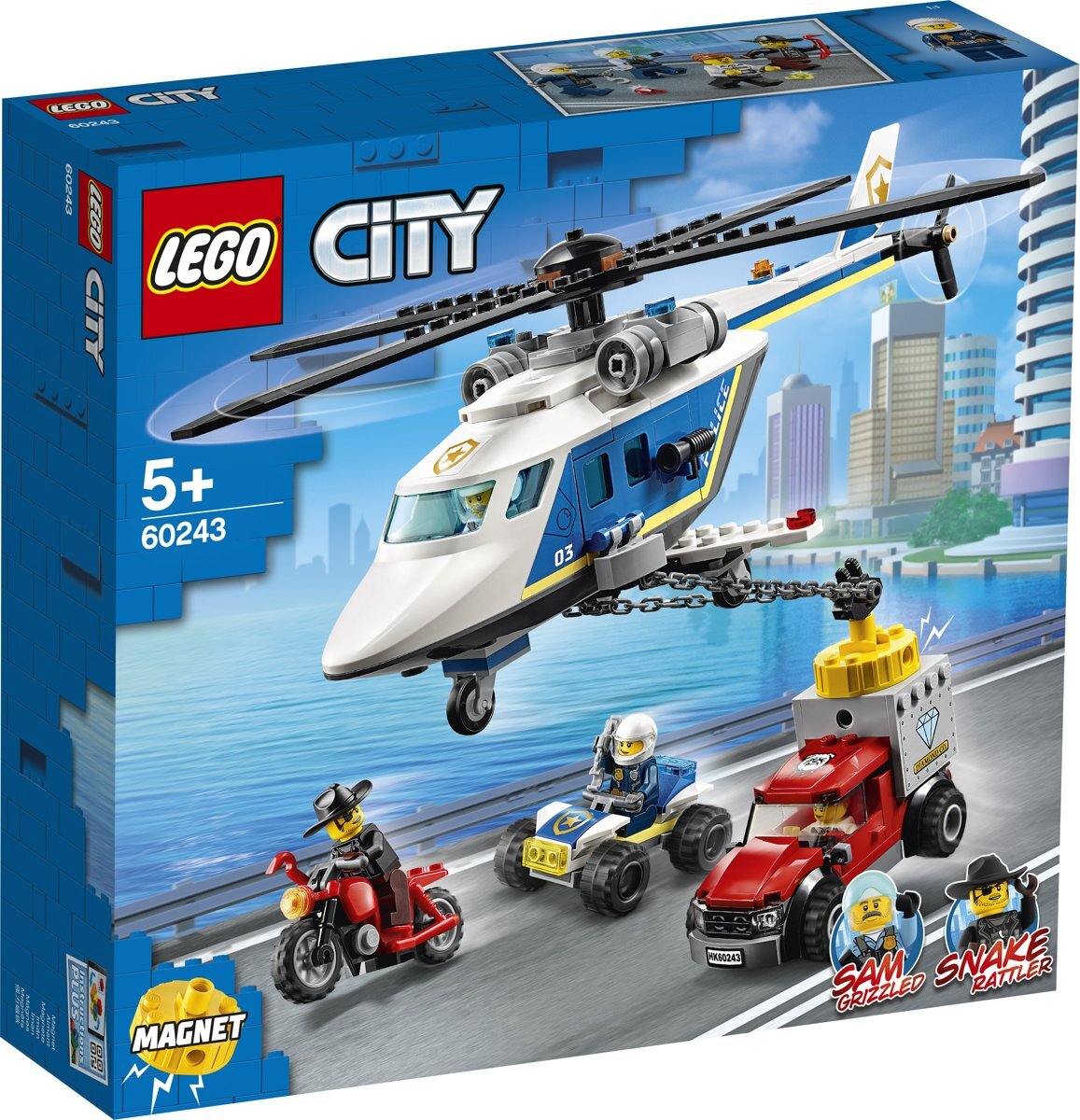 lego City Politiehelikopter Achtervolging - 60243