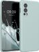 kwmobile telefoonhoesje geschikt voor OnePlus Nord 2 5G - Hoesje met siliconen coating - Smartphone case in cool mint
