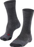 FALKE TK2 anti-blaar dik wol functioneel materiaal wandelsokken heren grijs - maat 39-41