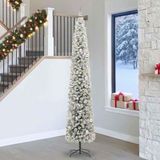 Prolenta Maison Exclusive Kunstkerstboom met 300 LED-lampjes, inclusief voet, groen, 270 cm
