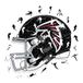 Iconic Puzzles - 100% duurzaam hout met officiële licentie, kleur Atlanta Falcons, S, 150 stuks