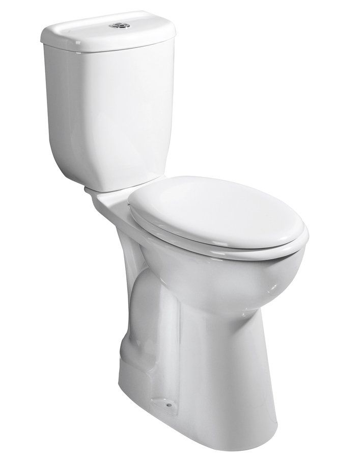 Sapho Cia Toilet S-Trap 36.3x67.2 cm White