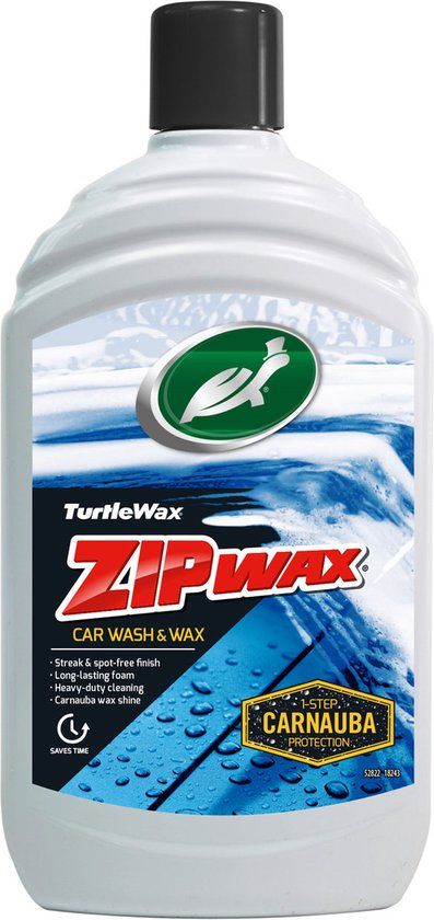 Turtle Wax 53335 Carnauba Wash & Wax - Wax Shampoo - 500ml