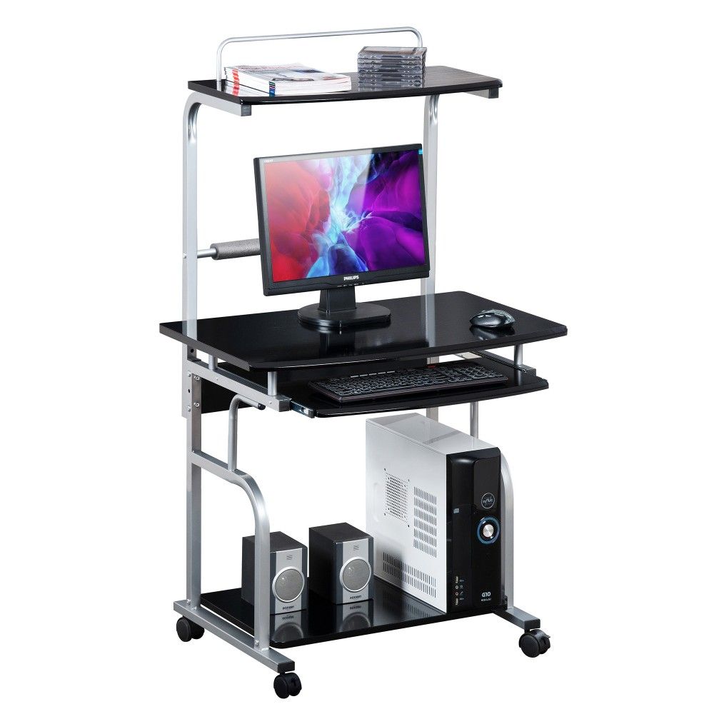 Techly ICA-TB 7800BK Computer Bureau - Zwart