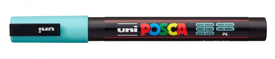 POSCA PC-3M Paint Marker - Aqua Green - Fine - 0.9-1.3mm