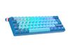 Ranked S60 Supernova 60% | Heet Verwisselbaar Mechanisch Gamingtoetsenbord | 62 Toetsen Multi Color RGB LED Backlit voor PC/Mac | AZERTY ISO FR Frans (Blauw, Gateron Optical Speed Yellow)
