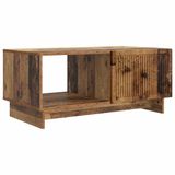 vidaXL Salontafel Oud hout 90 x 50 x 40 cm Bewerkt hout