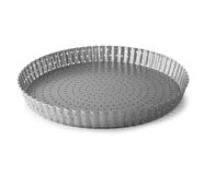 Lacor - 68781 - Bakvorm rond, taartvorm, gekrulde taartvorm, geperforeerd, koolstofstaal, PFOA-vrij, ovenbestendig, vriesbestendig, 20 cm