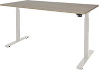 Schaffenburg Zit Sta Bureau Elektrisch 120x80cm Bruin