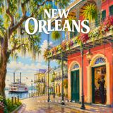 New Orleans Word Search: Soulful Puzzles of Vintage Jazz Glamour, French Quarter Magic, Creole Culture & Timeless Louisiana Living - 100 Puzzles - 2000 Hidden Words