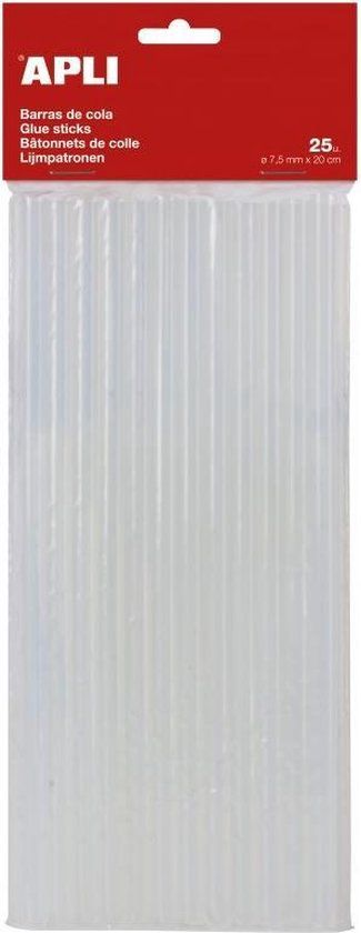 APLI Lijmstaafjes Ø 7,5 mm x 20 cm 25 stokjes
