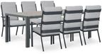 Lifestyle Garden Furniture Lecce/Young Dining Loungeset 6 personen Aluminium Grijs-antraciet