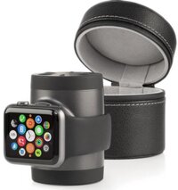 Techlink Recharge Apple Watch Power &amp; Travel Case - Black/DarkGrey