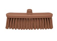 Maya Professional Tools 44157-12 Bezem FBK/levensmiddelenhygiëne met sleufborstels, 400 mm x 50 mm, bruin