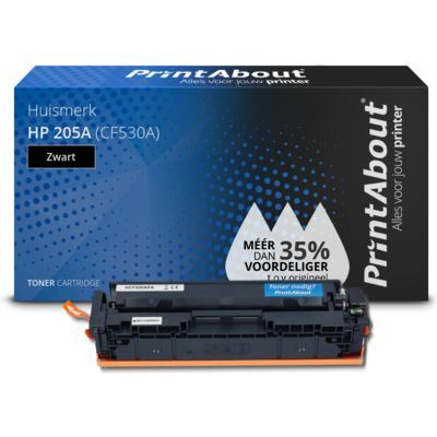 PrintAbout Huismerk HP 205A (CF530A) Zwart Toner - Compatibel