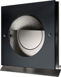 Weha Overdrukrooster Kappa Ø125mm, RVS 304 Zwart met terugslagklep