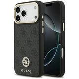 Guess CG MOBILE Guess 4G Strass logo compatibel met MagSafe hoes voor iPhone 17 Pro Max (zwart)