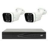 NVR POE kit de vidéosurveillance, 2 caméras