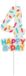Folat Kaars Cozy Sprinkles Cijfer 4 - 7 cm