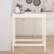 Maison Exclusive - Tabouret de bar, blanc, 100x50x110 cm, pin massif