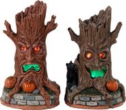 Lemax Spooky Town - Haunted Tree Trunks - Met Licht