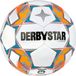 Derbystar Voetbal Stratos Light 350gr wit blauw oranje MAAT 4